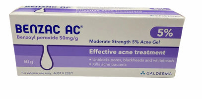 Benzac AC Moderate Strength 5% Acne Gel - Skin Plus Compounding Pharmacy