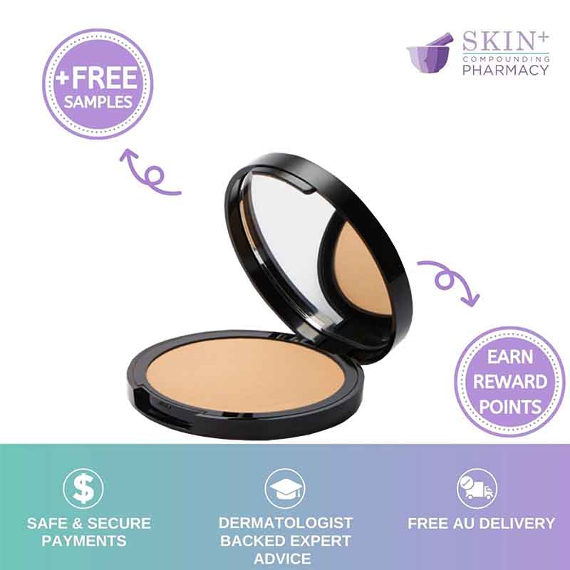 The Face Mineral Powder Foundation Burnt Caramel (was Sand) - Skin Plus Compounding Pharmacy
