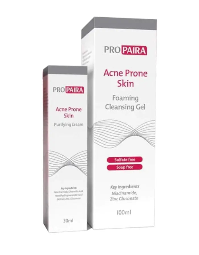 Propaira Acne Kit - Acne Foaming Cleansing Gel  AND  Propaira Acne Prone Skin Purifying Cream - Skin Plus Compounding Pharmacy