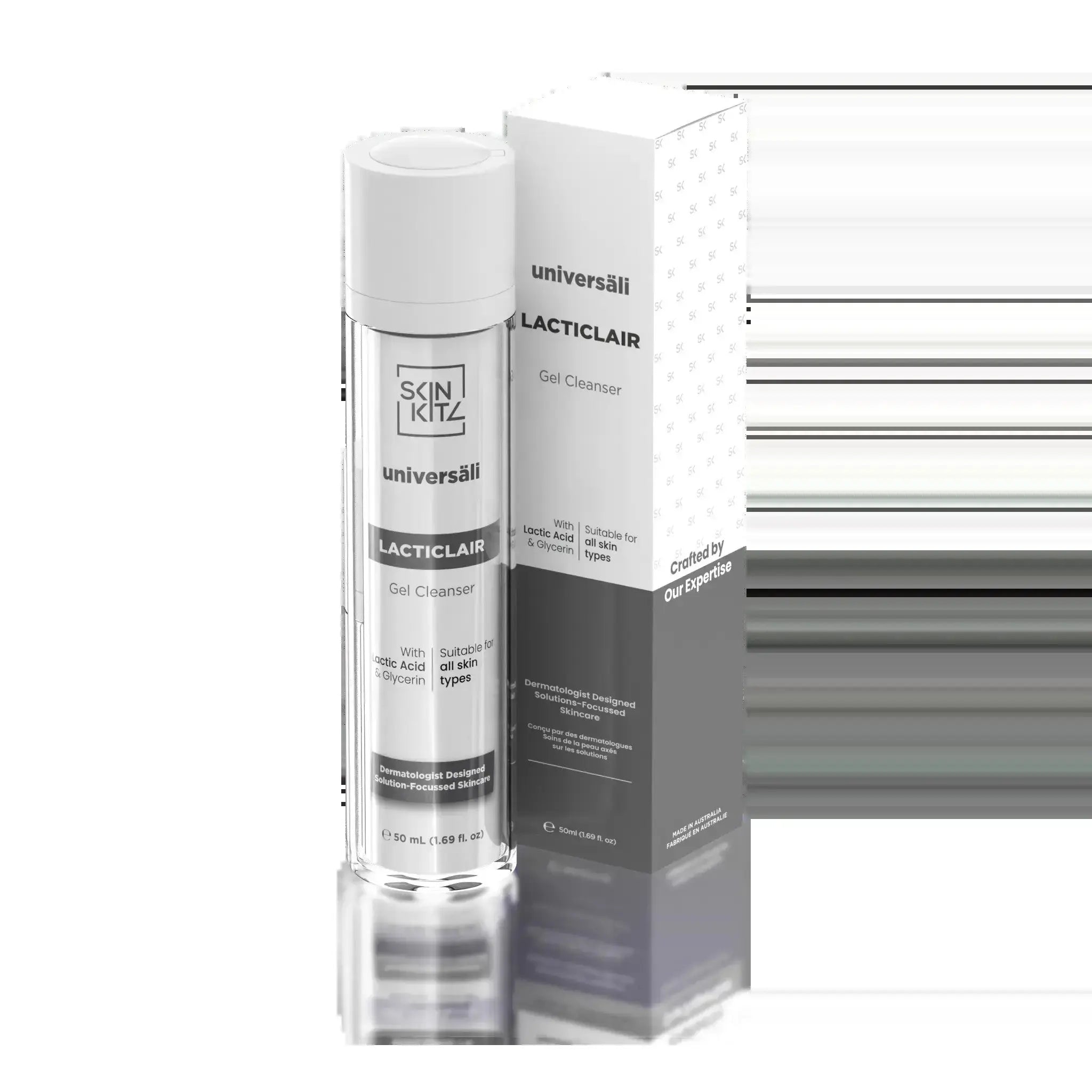 SkinKitz Universäli LACTICLAIR Gel Cleanser 50mL | Skin Plus Compounding Pharmacy